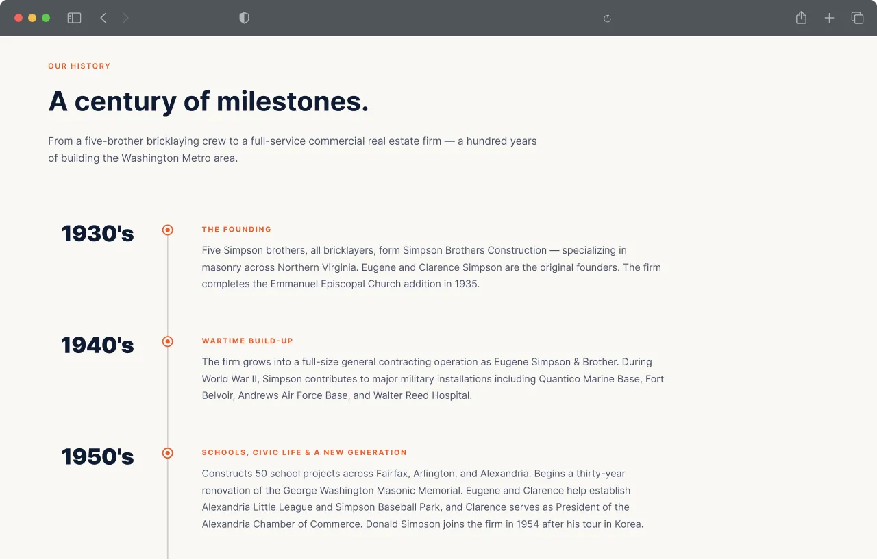 Simpson — properties page
